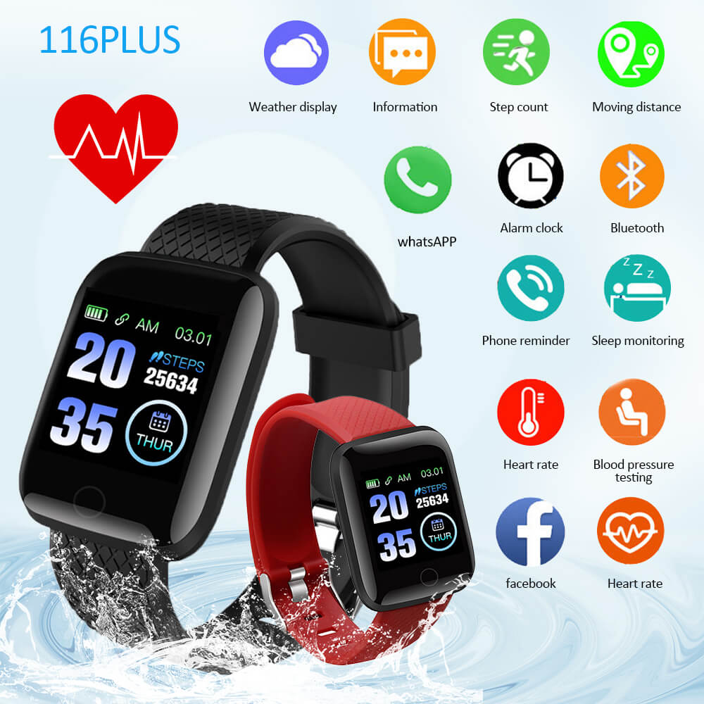 A 116 plus cheap touchscreen smart watch